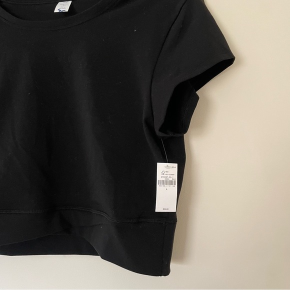 PowerChill Cropped Cross-Front T-Shirt Old Navy - Picture 4 of 5